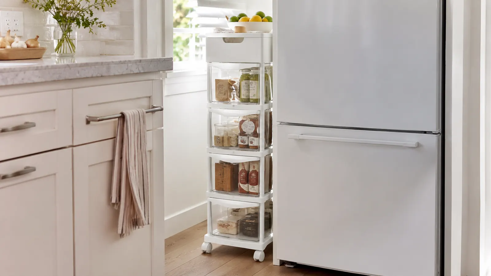 HOMZ Rolling Cart: How One Cart Solved Three Rooms of Clutter