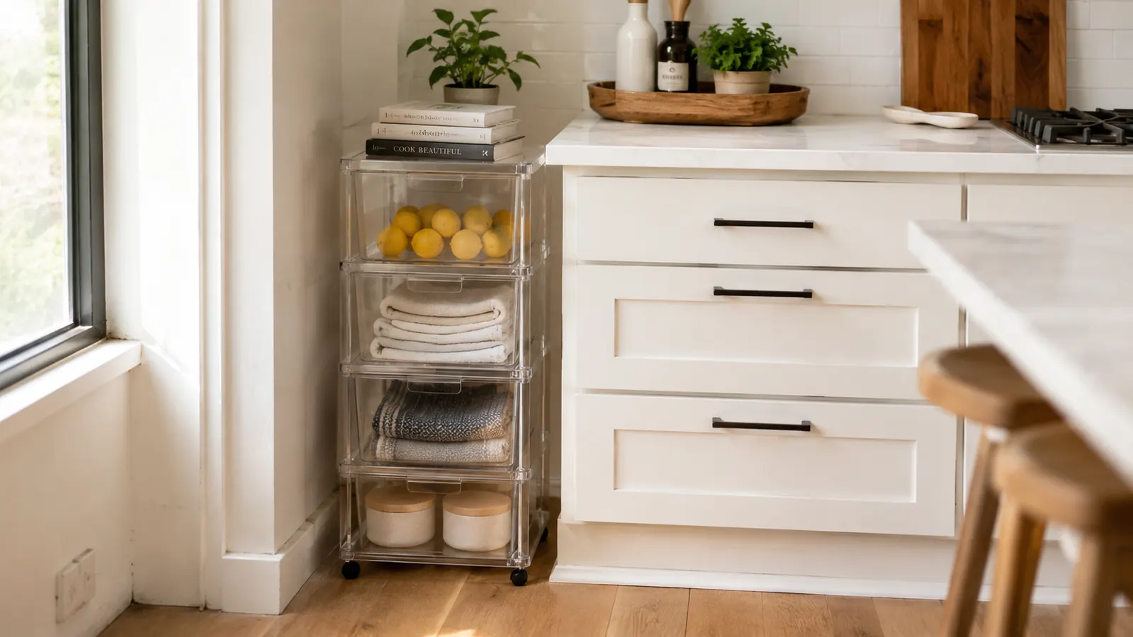 HOMZ 4-Tier Drawer Cart Review: A Year of Kitchen and Craft Room Use